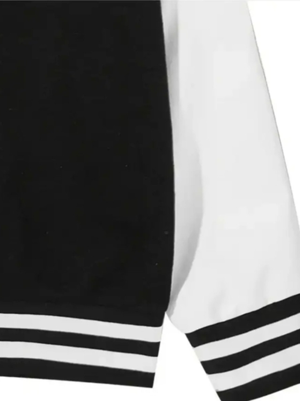Black & White Varsity With HELLO KITTY Womens Size Xl But Fits Like Large New - Picture 2 of 8